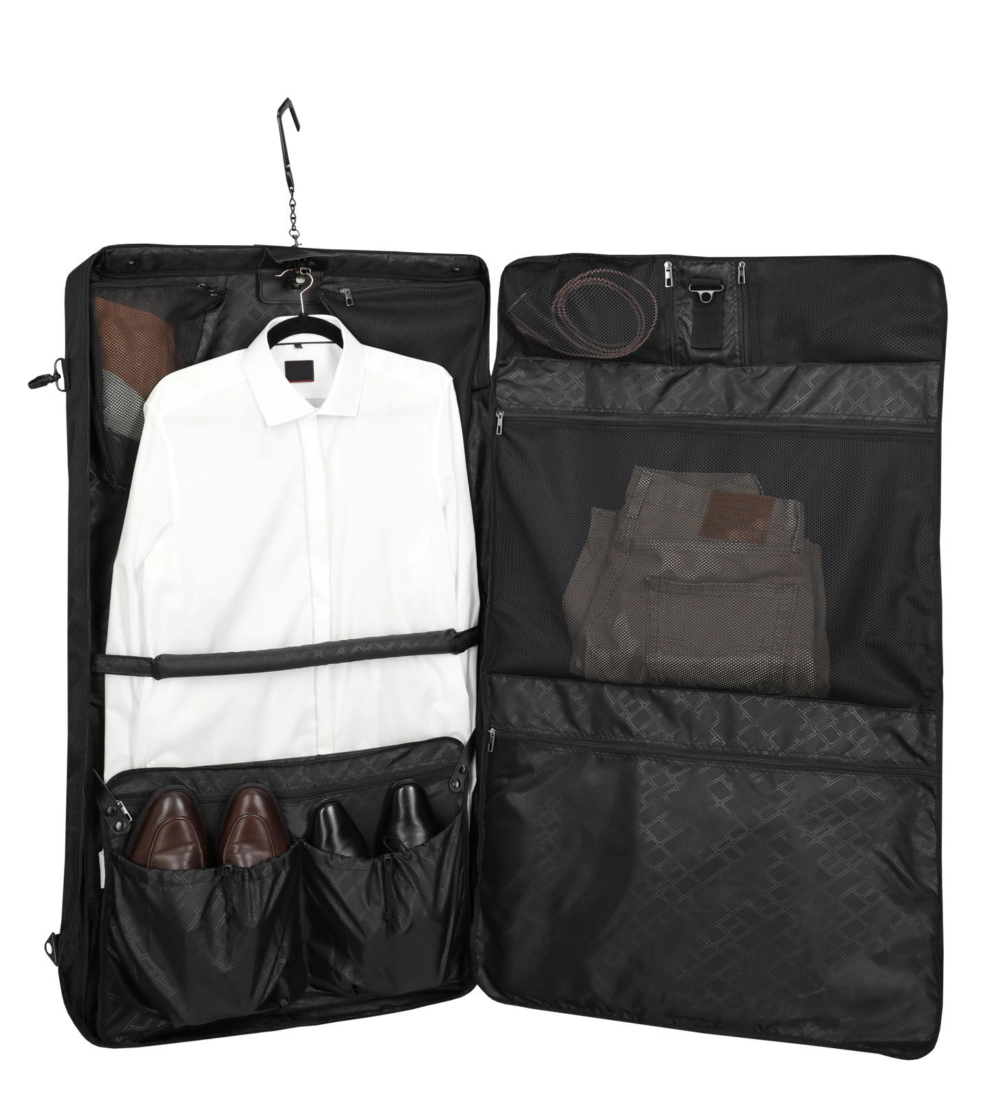 travelite Mobile Kleidersack schwarz innen_1920x1920